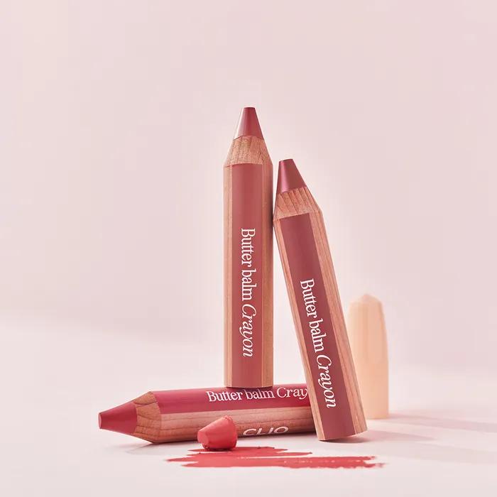 

[2 шт.] Специальный набор карандашей-бальзамов Clio Butter Balm [Основной продукт + Точилка] 010 Maple Brick