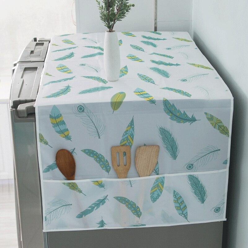 Refrigerator Cover Cloth with Storage Bag,Refrigerator Storage Bag with Single and Double Doors,Washing Machine Protective Cover