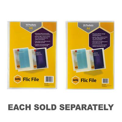 Marbig Flic File Einsteckhülle Präsentationsbuch (A4)