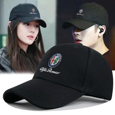 Fkrb5 Cappello da Sole Berretto da Baseball Stampato Cappelli alla Moda Berretto Casual Adesivi per Auto Per Alfa Romeo Giulia Giulietta Tonale MITO Stelvio Brera 147