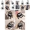 2020 New Style Funny Canvas Mini Bag For Women, Cute Shoulder Crossbody Round Bag
