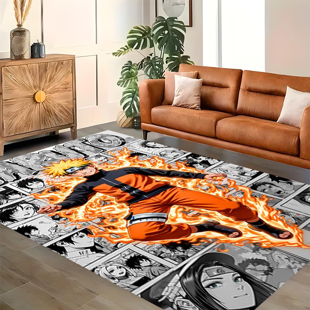 Naruto's Fire Mode for Living Room, Bedroom Rug, Study Room, Hallway Decoration, Perfect for Home Decoration or Holiday Gifts