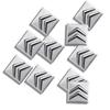 2/5/10 Stück 16mm Fernbedienung Schlüssel Quadrat Emblem Logo Aufkleber Für Citroen C1 C3 C4 C5 C6 2CV VTS Picasso Cross Cactus RD3 C4L DS3 DS4 DS5