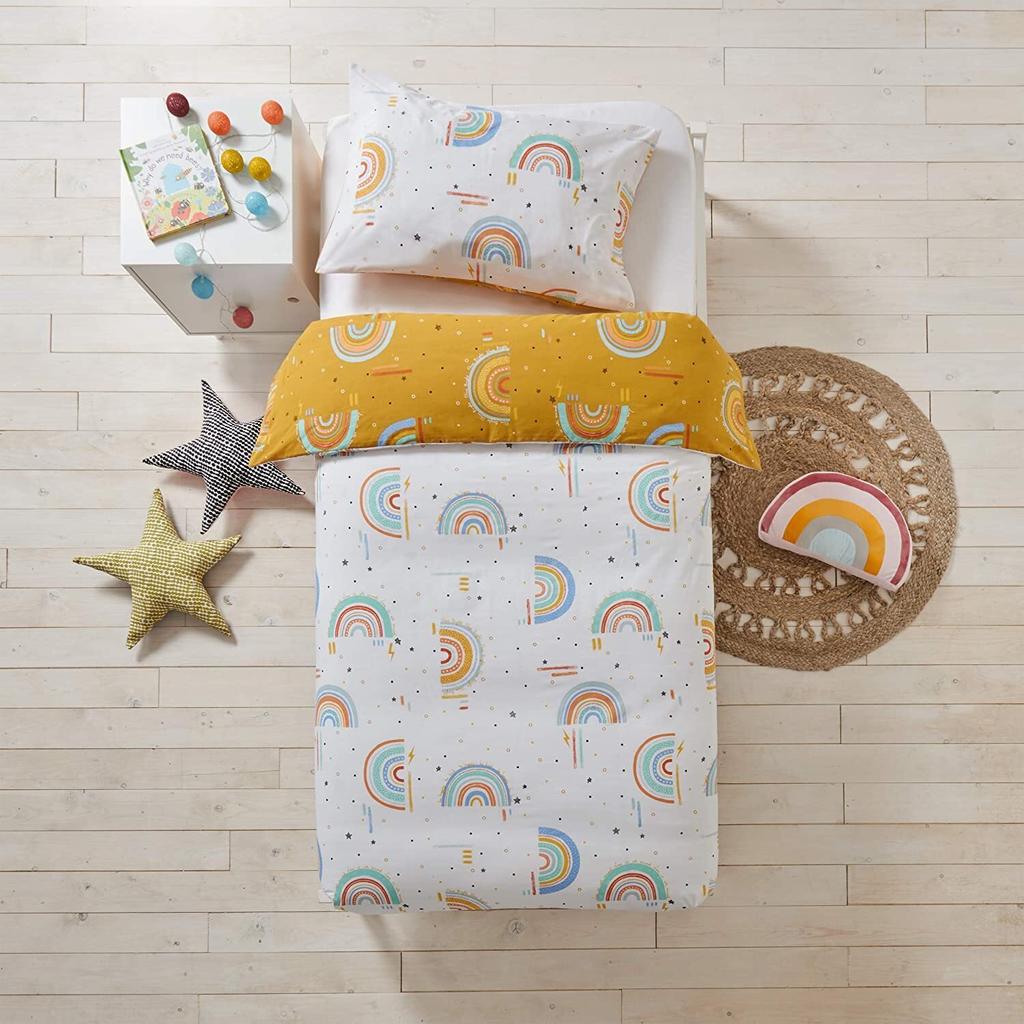 Little Furn Childrens/Kids Rainbow Duvet Cover Set