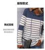 2024 Autumn and Winter New Lazy Striped Hooded Knitted Sweater Casual Style Sweater Women's Spring and Autumn Amazon