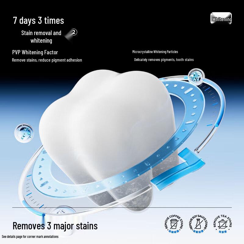 Semi-Half Whitening and Stain Removal Toothpaste