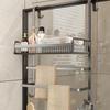 Jingmeido Wall-Mounted Shower Caddy with Towel Bar