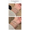 Double Layer Stacked Manta Rose Pearl Zircon Bracelet For Women Light Luxury Delicate Jewelry