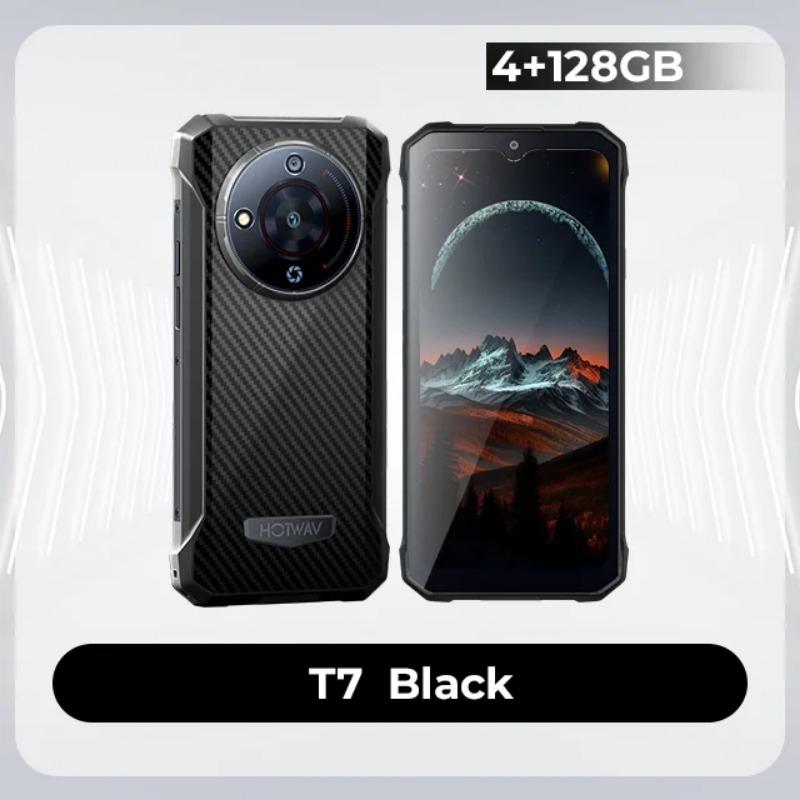 HOTWAV T7 Rugged Smartphone Android 13 8GB(4+4)+128GB ROM Celulares 6280mAh Large Battery 21MP+8MP Camera 6.52'' HD Rugged Phone
