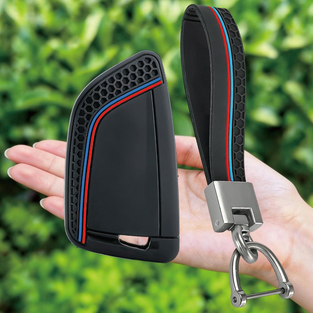 Silikon Auto Schlüsselanhänger Hülle Schale Fob für BMW F30 F31 F32 F34 F20 F21 F07 F10 1 3 5 7 Serie X1 X3 G01 X4 G02 X5 F15 F16 M3 M4
