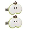 2pcs Fruit Hair Barrettes Styling Accessories Comfortable Wear HairClip for Girls Teens Everyday Wear All Matching