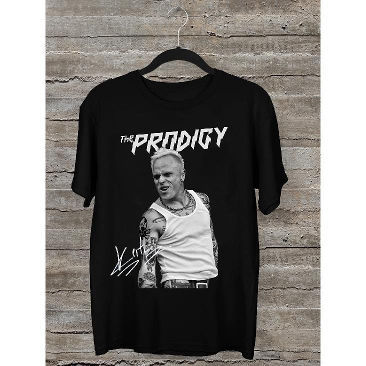 NEW Keith Flint The Prodigy Signature Black All Size Shirt S