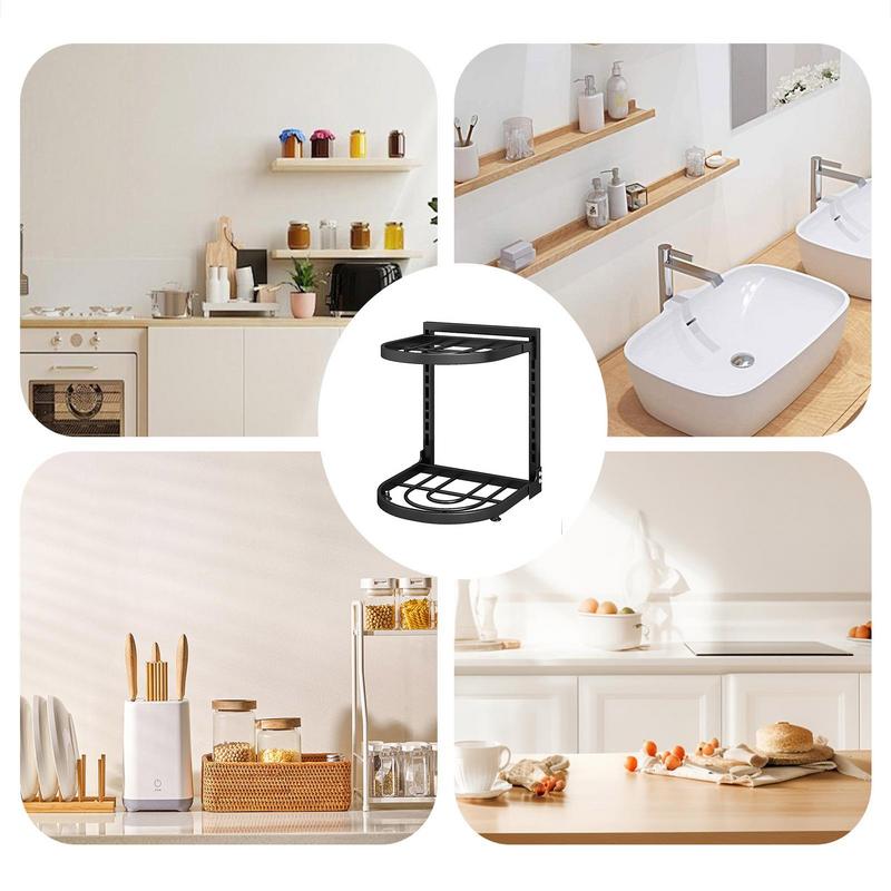 Kitchen Pot Organizer Rack Sink Standing Shelf Multi-layer Pot Storage Rack Household Cabinet Frying Pan Organizer Bowl Shelf