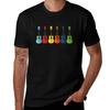 Colorful Ukuleles Tshirt Big And Tall Loose Fit Tshirt