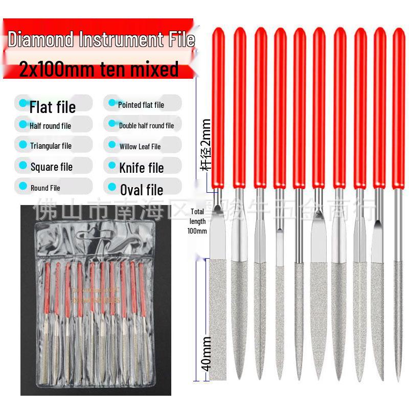 Handheld Diamond File for Aluminum Plate Removal