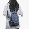 Vintage Denim Bag Multi-functional Chest Bag Women Backpack