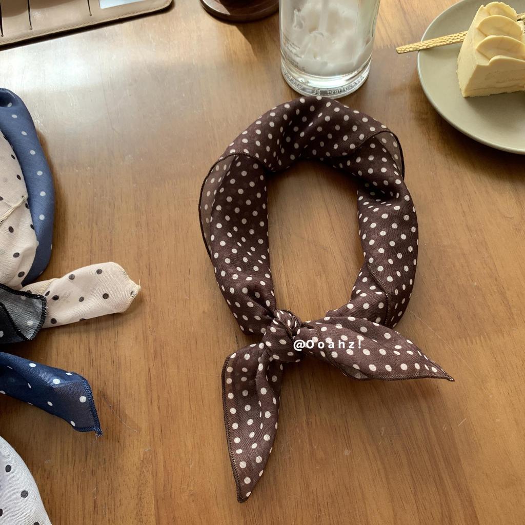 Jarní/Letní Hedvábný a Bavlněný Set Šátku a Čelenky