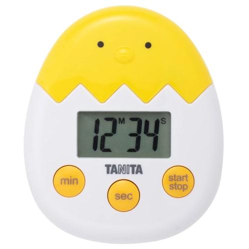 Tanita Piyo Piyo Timer, 100-Minute Counter, TD-419-YL, Yellow