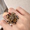 Silver Geometric Lava Open Ring: Versatile, Trendy, Unisex Design