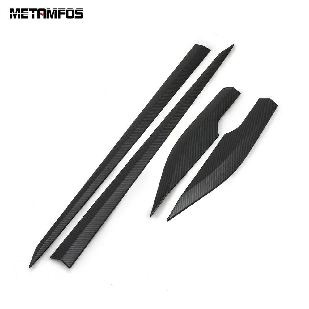 For Toyota CHR C-HR 2016-  Carbon Fiber Door Side Line Strip Body Skirt Molding Trim Sticker Accessories Car Styling