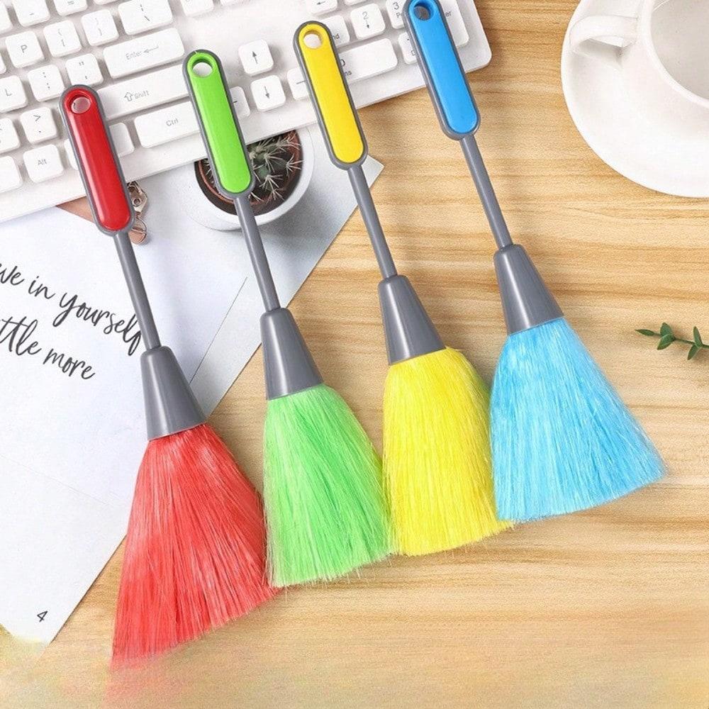 Electrostatic Feather Duster Brush - Washable Dust Remover - Ultrafine Fiber - Attracts Dust Like A Magnet - Suitable For Books