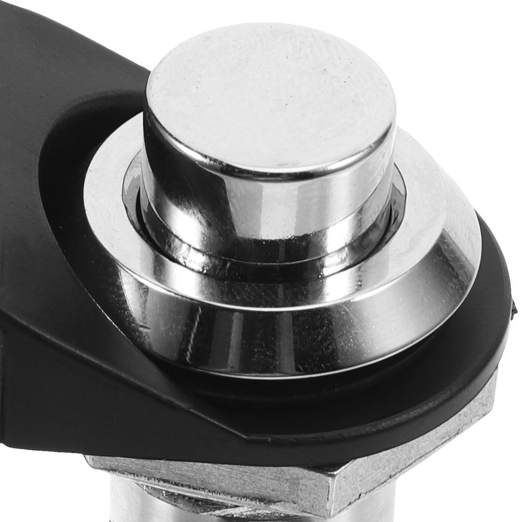 Industrial Push Button Door Latch Retractable Round for Electromechanical Cabinets Distribution Panels Marine Boats
