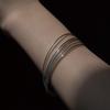 Youngglow Silver925 Layerd 5 Line Bracelet