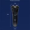 High-Quality USB Rechargeable Electric Shaver for Men Fully Waterproof Triple Blade System Digital Battery Indicator Multi-Function Shaver