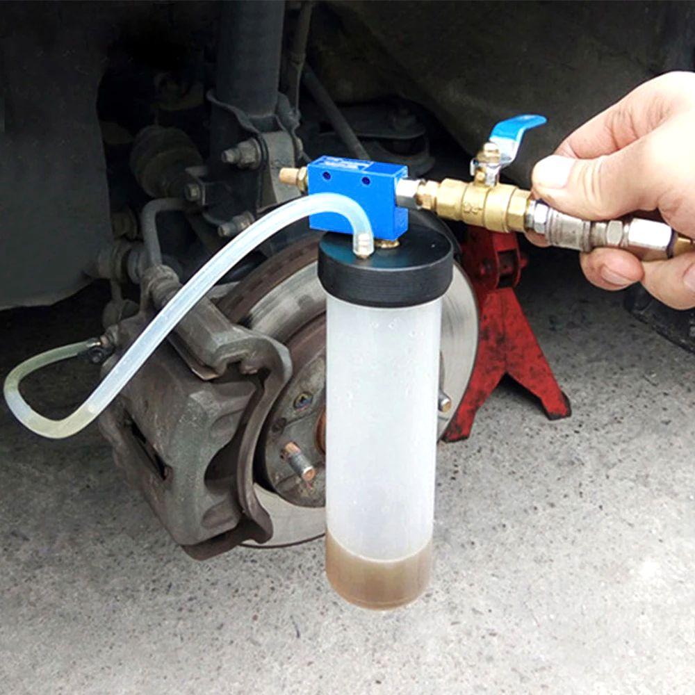 300CC Car Brake Bleeder Hydraulic Pump Fluid Pump Kit Oil Change Purge Tank Tubes Repair Tool Truck Motorcycle Accessories