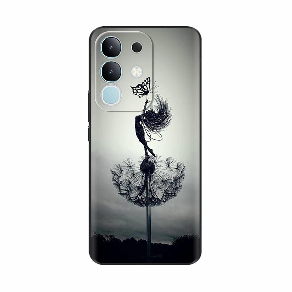 For Vivo Y29 4G Case Luxury Painted Back Cover Soft Silicone Phone Cases For Vivo Y29 4G Case Y 29 Shockproof Coque Bags Fundas