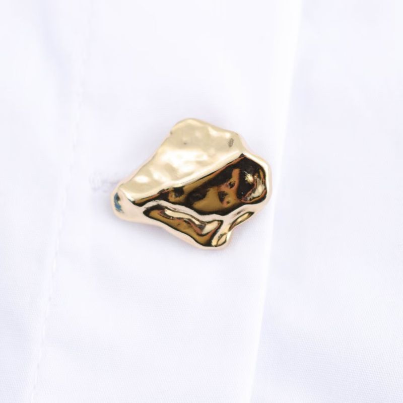 Kaslead New Arrival Women's Clothing Fashion Style Patchwork Button Decoration Long Sleeves Lapel Simple Shirt 2238534