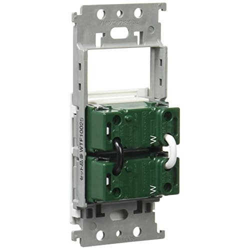 Panasonic Cosmo Series Wide 21 Embedded Switch Space Outlet Outlet x 2 White WTF10025W