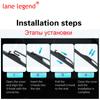 Car Wiper LHD Front & Rear Wiper Blades Set Kit For Nissan Leaf MK1 2010 - 2017 Windshield Windscreen Window Brush 26"16"10"