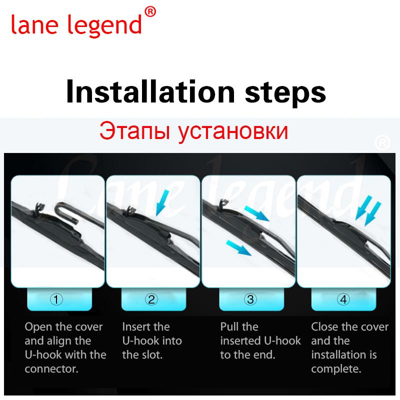 Car Wiper LHD Front & Rear Wiper Blades Set Kit For Nissan Leaf MK1 2010 - 2017 Windshield Windscreen Window Brush 26"16"10"