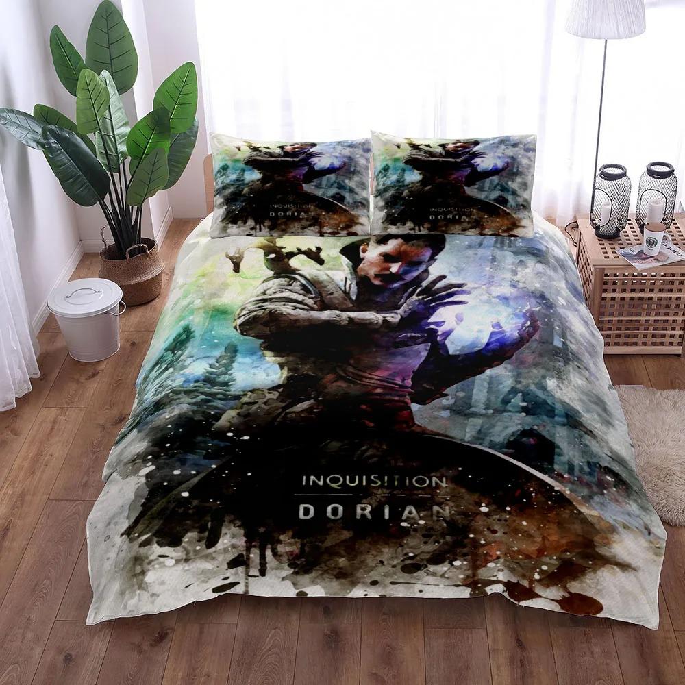 Monster Hunter World Duvet Cover Set King Queen Double Full Twin Single Size Bed Linen Set