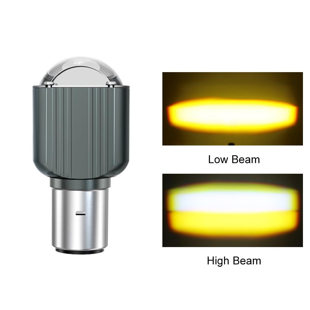 

1 шт. 12000 лм H4 светодиодная мотоциклетная H6 BA20D светодиодная мотофара лампа CSP чипы линзы проектора белый желтый Hi/Lo лампа аксессуары для скутера 6000K 3000K свет BA20D H6 белый/жёлтый