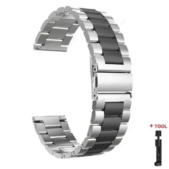 Metal Strap for Samsung Galaxy Watch 7/6/5/4 40mm 44mm Stainless Steel Band Galaxy Watch 6/4 Classic 47mm 43mm 46 42mm/5pro 45mm