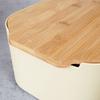 BREAD BOX WITH BAMBOO BOARD CREAM 259303