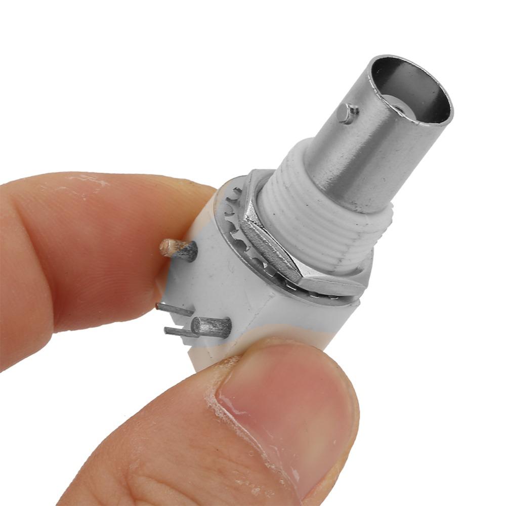 10 Pcs 90 Degree BNC Female Socket PCB Mount Coaxial Connector BNCQ9 Adapter  Electronic Component