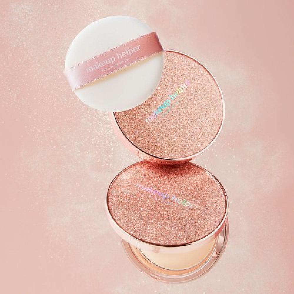 Makeup Helper Art Pact Original Pro Finish 25g Rose Glitter