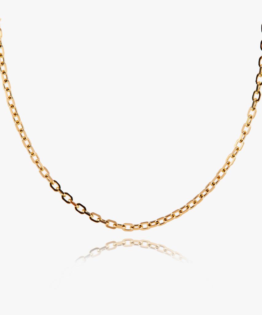 Helene Jewelry 14K 18K New Square Chain Gold Necklace (Type B)