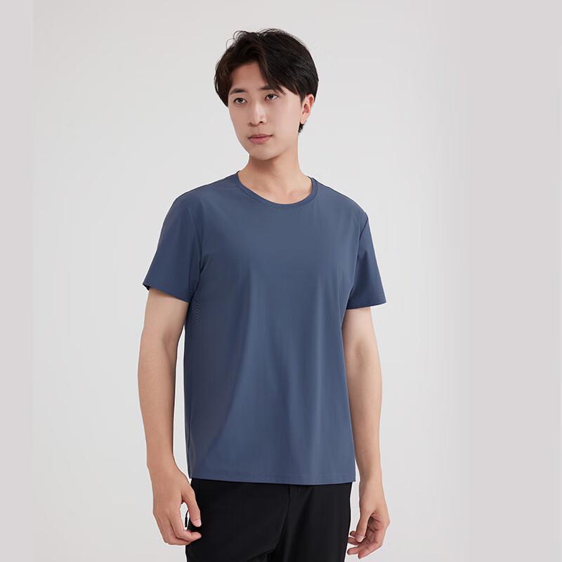 Unisex Ice Silk Round Neck Short Sleeve T-shirt