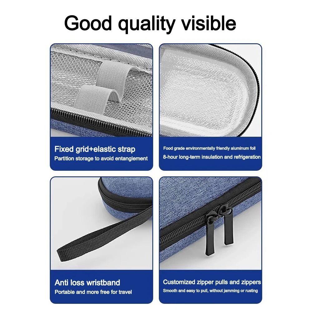 EVA Insulin Cooling Bag Portable Diabetic Storage Bag Multipurpose Carry-on Protector Pill  Travel