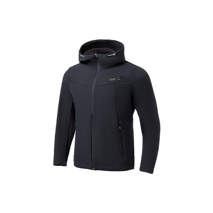 Li-Ning Sports Windbreaker Jacket Black Men s AFDR513-1 L