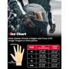 Motorcycle Gloves for Men/Women, Touchscreen Dirt Bike Gloves with Shell, Anti-Slip for Motorbike, Riding, Racing, Cycling, Dir