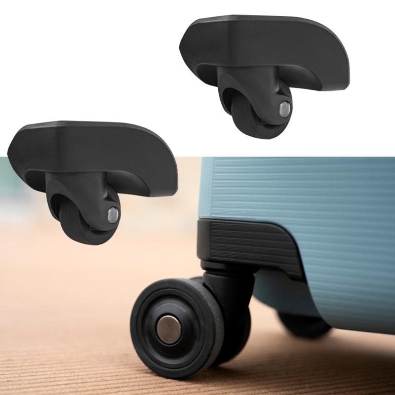 4Pcs Universal Suitcase Wheel Replacement Suitcase Wheel for Practical Durability and Smooth Maneuverability