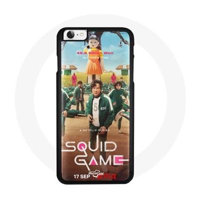 Iphone SE Hülle Squid Game Doll Rot Hellgrün Licht