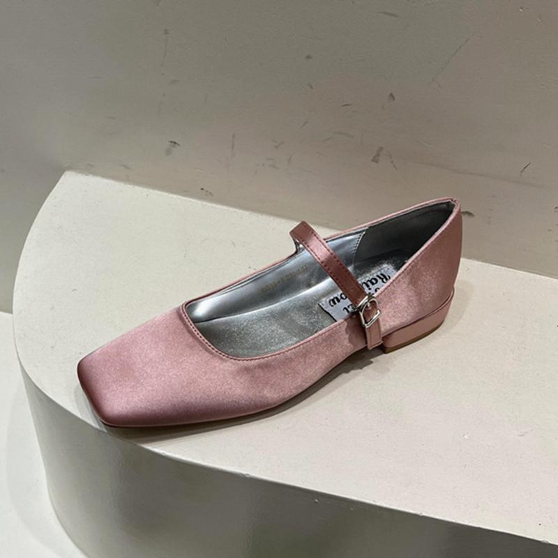 Fashion SUOJIALUN 2025 Summer Women Flat Shoes Round Toe Shallow Soft Ballerina Shoes Ladies Casual Dress Ballet Loafers Classics Mujer