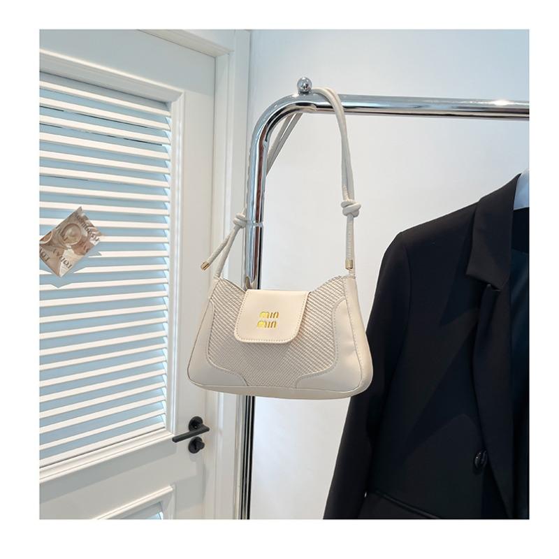 Neue Retro-Halbmond-Achseltasche Damenmode Temperament einfach und vielseitig einzelne Schulter Umhängetasche kleine quadratische Tasche