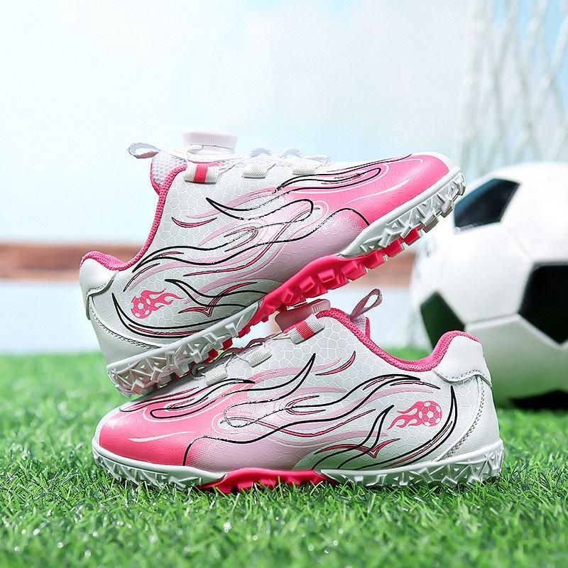 Barn Fotballstøvler Torv Barn Klosser Gresstrening Fotballsko Gutter Jenter Profesjonelle innendørs fotballsko Sklisikker utendørs Futsal Fotballsko